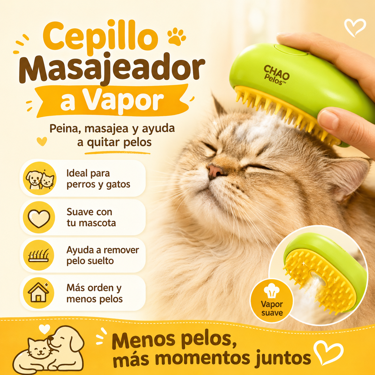 CHAO PELOS™ 🐶🐱 | NO MÁS PELOS EN LA ROPA!