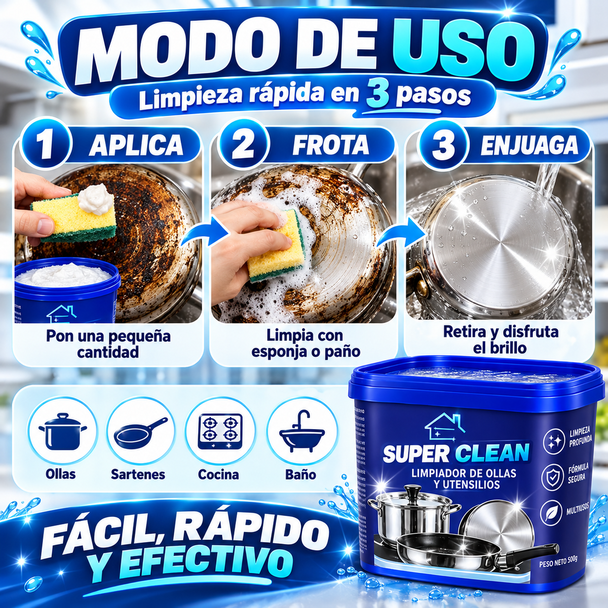 SUPER CLEAN🧼 | PASTA LIMPIADORA VIRAL