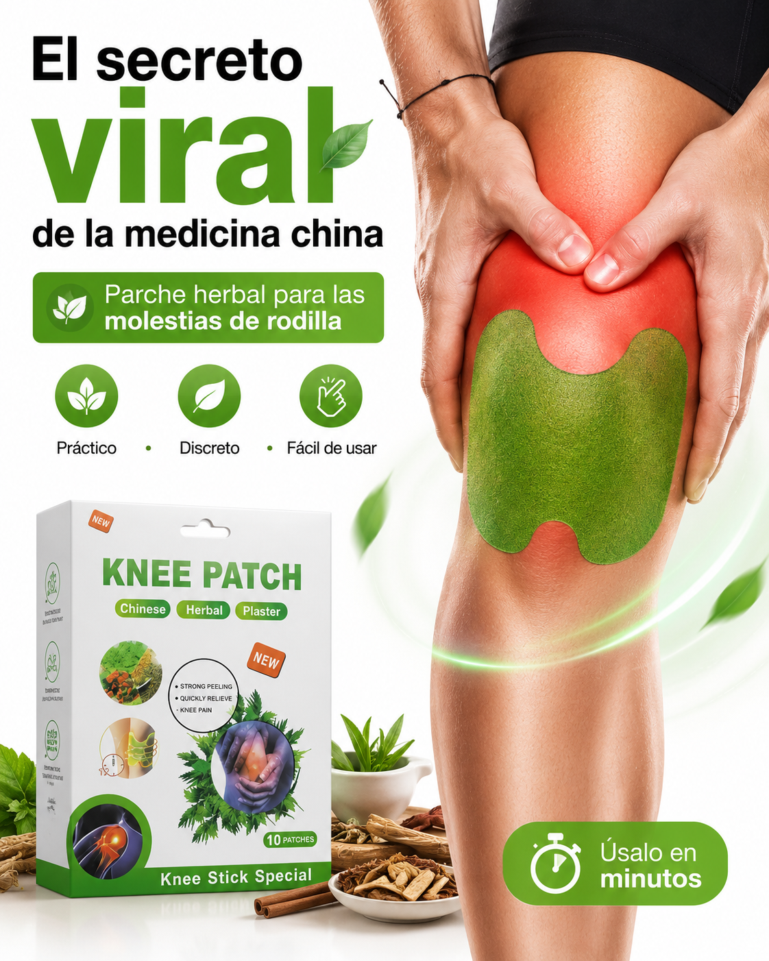 KNEE PATCHS | EL SECRETO CHINO PARA TUS RODILLAS🦵🌿