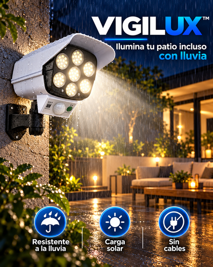 VIGILUX™ | FOCO SOLAR TIPO CAMARA📹 ☀️