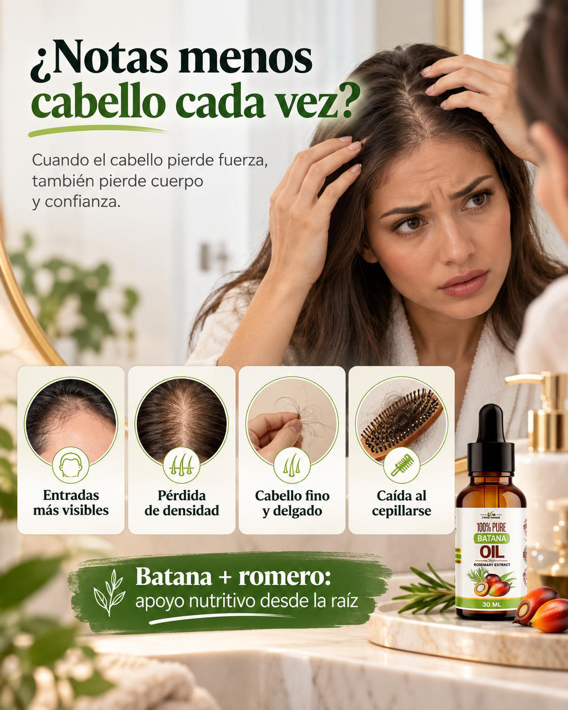 Aceite Batana Crecimiento Cabello 30 ml