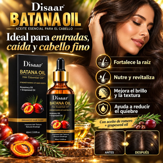 DISAAR BATANOIL™ | RECUPERA Y FORTALECE TU CABELLO✨