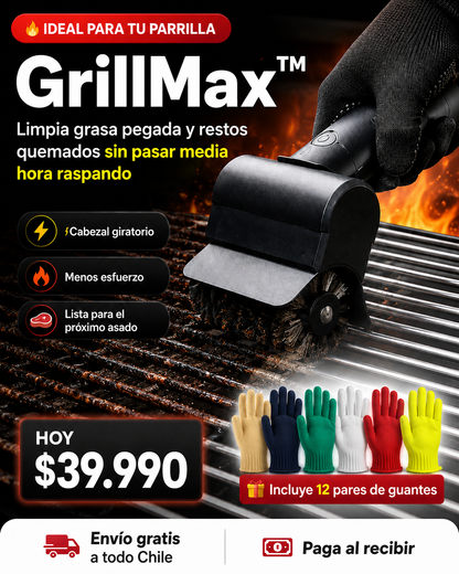 GRILLMAX | CEPILLO LIMPIADOR ELECTRICO VIRAL🔥