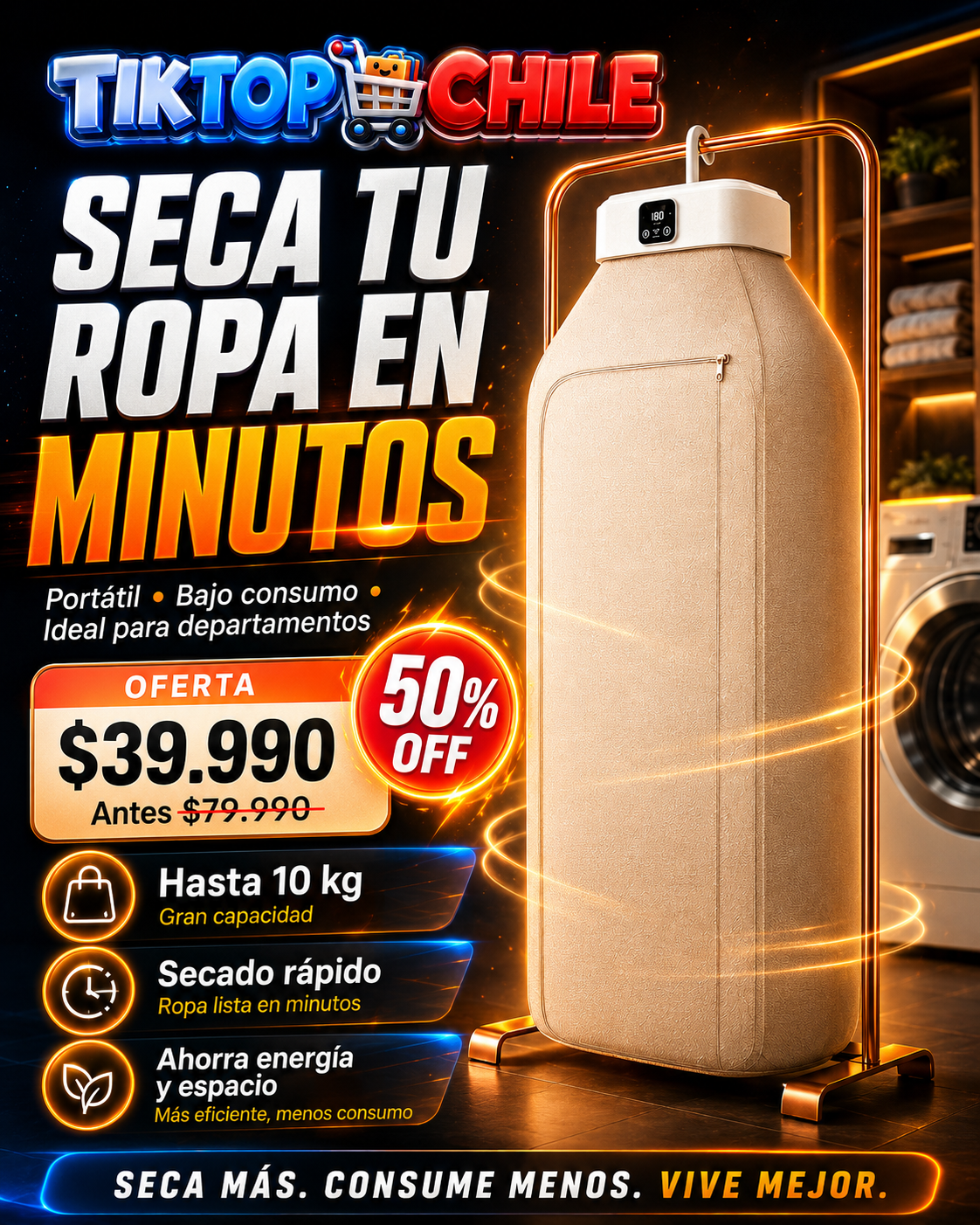 SECAMAX™ | SECADORA INTELIGENTE 🏠✨