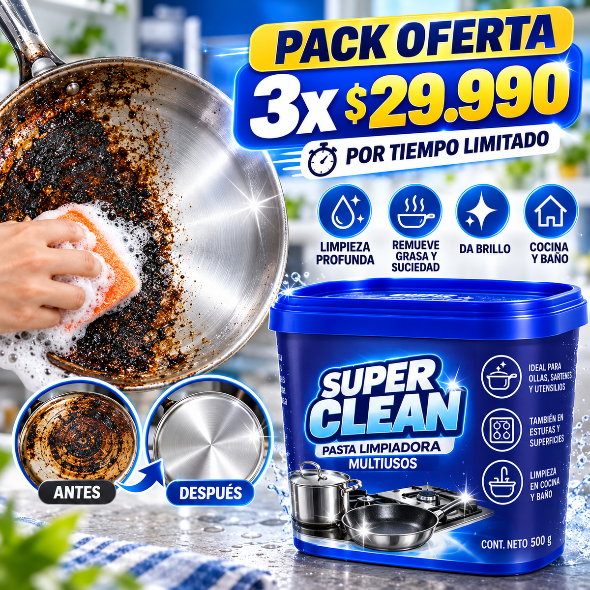 SUPER CLEAN🧼 | PASTA LIMPIADORA VIRAL